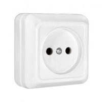 Розетка 1-м ОП  ОЛИМП  16А бел. (О0022)