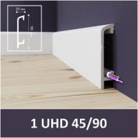 .Плинтус UHD 45 90 Белый под покраску (2м)