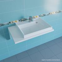 Раковина  ЮПИТЕР  900 90 500 правая над стиральной машиной, с кронштейнами