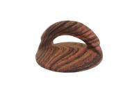 Ручка бакелитовая на крышку с софт-тач GK-16ST цвет дерево