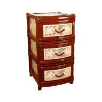 Комод 3-х секционный коричневый (уп.1) М1353