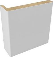 Наличник дверной АЛЬБЕРО телескопический плоский 24*70*2150 Vinyl Белый