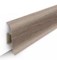Плинтус IDEAL КЛАССИК Дуб Рустик с сил. краем и каб. каналом 2,2м