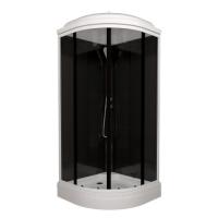 ,Душевая кабина Нова 88 88 А полукруг, низ. подд., Белый (7 мест+сифон D50мм)