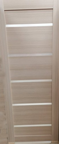 Дверное полотно NIKI 55 600 2000 (АКЦИЯ) ПВХ лиственница горная стекло матовое