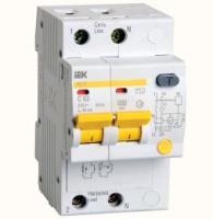 Диф.автомат АД12 2Р 16А 30 мА ИЭК MAD10-2-016-C-030