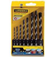 Набор сверл  ПРОФИ  по бетону. Ударных3-- 10 мм  8