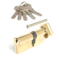 Цилиндровый механизм SC-70 (30С 40) Z - C - G золото с барашком APECS