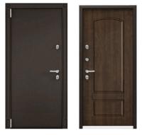 Дверь стальная  ТОРЭКС  SNEGIR 55MP 950 2050 левая (Букле коричневый,КТ Орех грецкий  S55-NC-5)