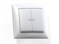 Выключатель 2кл. СП "СЕЛЕНА" 10А бел. с индик.(С510-397)