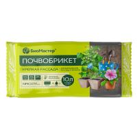 Почвобрикет Крепкая рассада 10 л (БиоМастер)