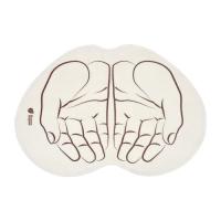 Коврик войлочный 43 30 см  Ладони  для бани и сауны  Банные штучки  20