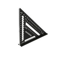 Угольник 175мм, алюминиевый сплав, черный, анодированный (HK2020-07-175) Hanskonner