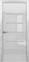 Дверь межкомнатная ALBERO Вена GL 800*2000 Глянец Белый стекло мателюкс
