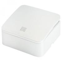 Выключатель 1-кл. ОП STEKKER София с индик., 250В, 10А, IP20, белый, MSW10-11-20-01