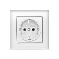 Розетка  1-м. СП "БРИЛЛИАНТ" 16А с/з бел.