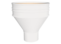 Воронка водосборная ф100 ф250мм белый (RAL9003) ВЕГАСТОК