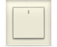 Выключатель 1-кл. СП  БРИЛЛИАНТ  10А проходной слон.кость