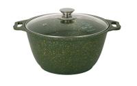Кастрюля 3л со стеклянной крышкой , АП линия  Trendy style  ( malachite) к31tsml