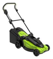 Газонокосилка электрическая LM2000 (2000Вт., ширина 43см, травосборник 50л, мульчир.) Greenworks