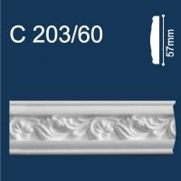 Плинтус потолочный С 203 60 2м (60)