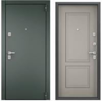 Дверь  TOREX  SUPER OMEGA PRO РP 860 2050 R (Авокадо без рис  Т-сер.бук граф  ПВХ Крема,ОP-NC2)