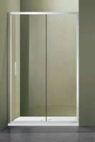 Душевое ограждение SANTREK AQUA Lea-DF-1200-C-Chrome 1200*1850 прям. ст.прозр 5мм, проф. Хром