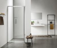 Душевое ограждение AQUA Time-DF-DP-900-C-Chrome 900*1950 стек.проз.6 мм,пр. Хром SANTREK