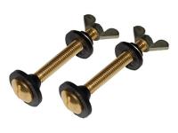 Болт крепления бачка к унитазу М8 с гайкой  барашек (2 шт) TRm 06059