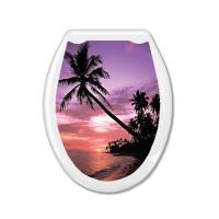 Сиденье для унитаза  УНИВЕРСАЛ ДЕКОР Закат