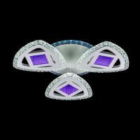 Люстра полоточная светодиодная 51250 3+1WT+3D