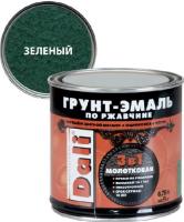 Грунт-эмаль по ржавчине молотковая Зеленая 0,75л  DALI Рогнеда