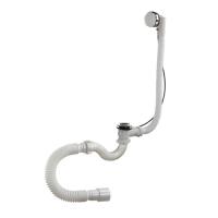 Сифон для ванны (обвязка) ОРИО  А-23089 1 1 2 х40, S -тип, с перел (п авт,латунь) с гибк.трубой 40 5