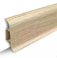 Плинтус IDEAL КЛАССИК Дуб Северный с сил. краем и каб. каналом 2,2м