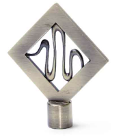 Наконечник 16мм -2шт. РОМБ (медь)