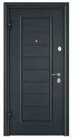 Дверь стальная  ТОРЭКС  DELTA-М10 COMBO 860 2050 L (Тем.сер.букл.граф,VDN-2, ПВХ Листв темн. CK65-S)