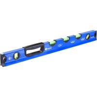 Уровень строительный 600мм, 5 глазков, профиль 28 60мм, V-паз, точность 1,0мм м, для водныхработ