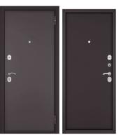 Дверь входная метал.  МАСТИНО HOME ECO MМ 960 2050 R (Букле шок Букле шок steel)