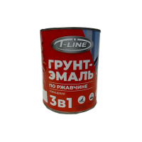 ,Грунт-эмаль по ржавчине 3в1 серая глянцевая 0,8 кг Т-Лайн