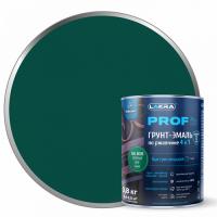 Грунт-эмаль 4 в1 зеленый мох 0,8 кг всесезонная быстросохнущая ЛАКРА PROFIT