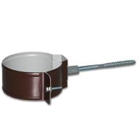 Крепление трубы ф100мм саморез 8 140 коричневый (RAL8017) ВЕГАСТОК