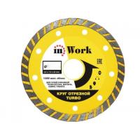 Круг отрезной алмазный 115 2 7 22мм, сухая и влажная резка СУПЕР ТУРБО, InWork   УСПЕХ