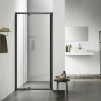Душевое ограждение SANTREK AQUA Time-DF-DP-1200-C-Matt Black 1200 1950 Прямое стек Прозр 6 мм, пр