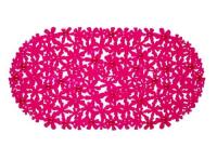 Коврик на липучках 66 35 Цветы розовый