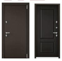 Дверь стальная  ТОРЭКС  SNEGIR 55MP 880 2050 правая (Букле коричневый , ПВХ Венге S55-NC-1)