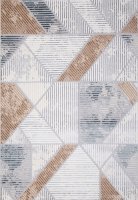 Ковер Турция PERU C073A STAN D.GREY SHIRINK BLUE FDY 2*2,9 м