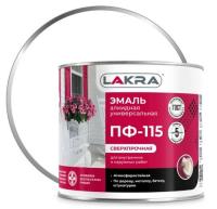 Эмаль ПФ-115 белая 1,9 кг ЛАКРА