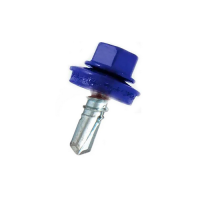 5,5*19 Саморез кровельный  RAL5002 ультрамарин (по металлу) (уп.250шт)