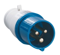 Вилка кабельная 32А 2Р+E IР44 переносная 250В 023