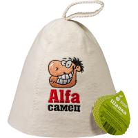 Шапка  Alfa самец   Банные штучки  войлок 100% (20)